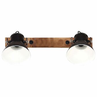 Wandlamp industrieel E27 45x25 cm zwart 3