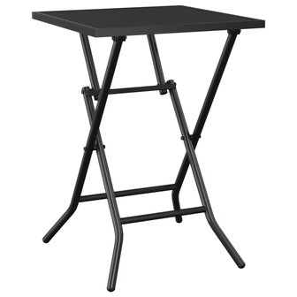 Tuintafel inklapbaar 50x50x72 cm staalgaas antracietkleurig 2