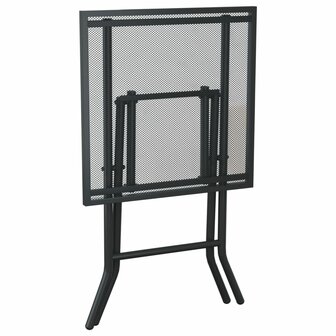Tuintafel inklapbaar 50x50x72 cm staalgaas antracietkleurig 7