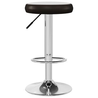 Barstoelen 2 st kunstleer bruin 4