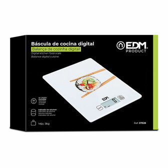 Keukenweegschaal EDM 07526 Wit 5 kg 3