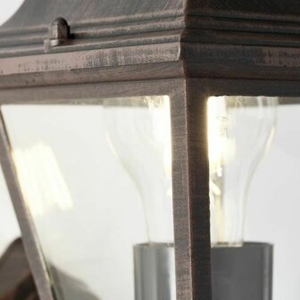 Muurlamp Brilliant Nissie Buitenkant Geoxideerd zwart E27 60 W 3