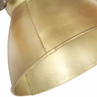 Wandlamp industrieel E27 45x25 cm messingkleurig 7