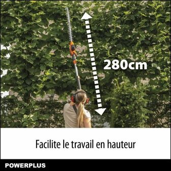 Heggenschaar Powerplus DualPower Powdpg75380 40 V 4
