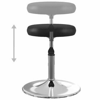 Eetkamerstoelen 2 st kunstleer zwart 6