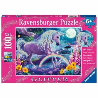 Puzzel Ravensburger 12980 Eenhoorn Purpurine XXL 100 Onderdelen 1