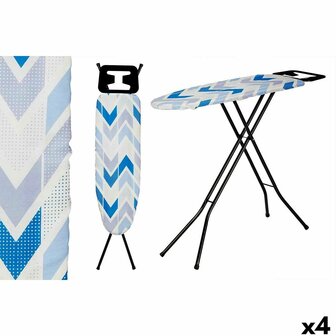 Strijkplank Kipit 18358 - CB-220 Blauw Metaal Stof (4 Stuks) 1