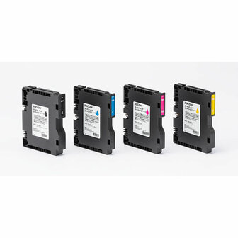 Originele inktcartridge Ricoh Ri 100 Blauw Zwart Cyaan (1 Stuks) 1