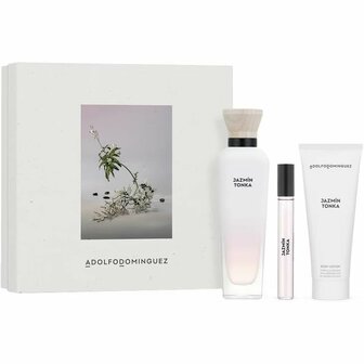 Parfumset voor Dames Adolfo Dominguez Jazm&iacute;n Tonka 3 Onderdelen 1