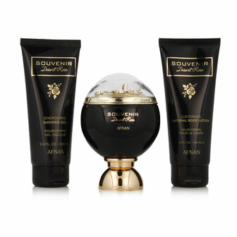 Parfumset voor Dames Afnan Souvenir Desert Rose EDP 3 Onderdelen 2