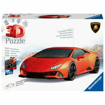 3D puzzel Ravensburger Lamborghini 25 cm Auto 108 Onderdelen 1
