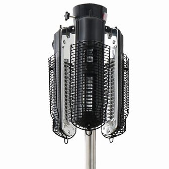 Sunred Parasolverwarming 2000 W halogeen zwart en zilver PH10 2