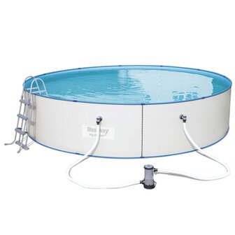 Bestway Hydrium Zwembadset rond 460x90 cm stalen frame 2