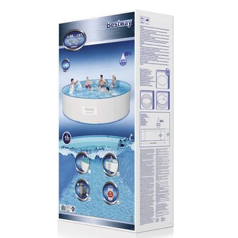 Bestway Hydrium Zwembadset rond 460x90 cm stalen frame 6