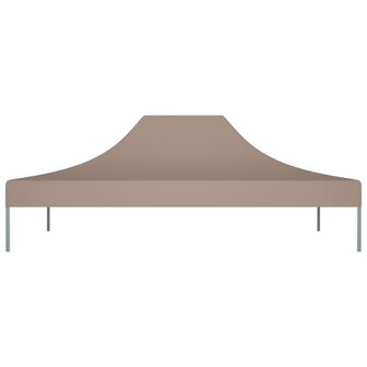 Partytentdak 270 g/m&sup2; 4,5x3 m taupe 3