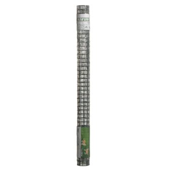Nature Gaas vierkant 25 mm 1x2,5 m m kunststof gecoat staal groen 3