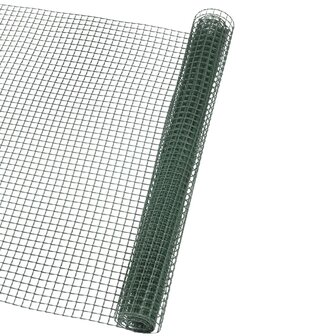 Nature Tuinscherm vierkant gaas 5x5 mm 1x3 m groen 1