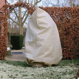 Nature Winterhoes met rits 70 g/m&sup2; 2x2,5 m beige 4