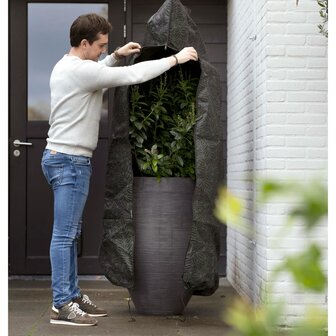 Capi Plantenhoes groot 150x250 cm zwarte en groene print 5