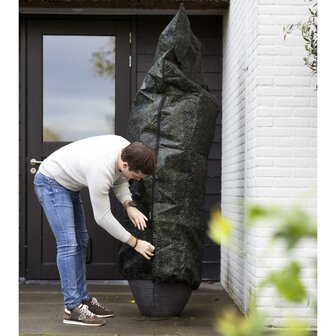 Capi Plantenhoes groot 150x250 cm zwarte en groene print 7
