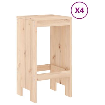 5-delige Barset massief grenenhout 3