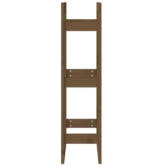 Haardhoutrek 41x25x100 cm massief grenenhout honingbruin 6