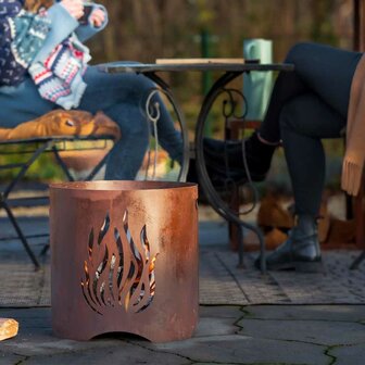 RedFire Tuinhaard Kiruna handgemaakt roestkleurig 5