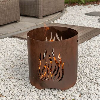 RedFire Tuinhaard Kiruna handgemaakt roestkleurig 6