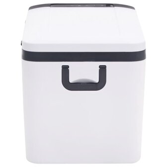Koelbox met handvat 18 L PP &amp; PE zwart en wit 4