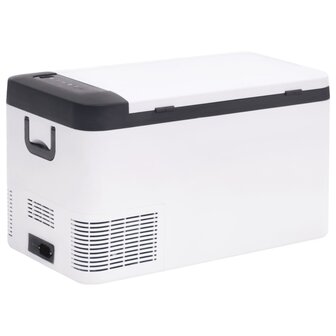 Koelbox met handvat 18 L PP &amp; PE zwart en wit 5