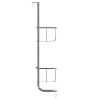 EISL Wandrek 30,5x13x62 cm matzilverkleurig 2