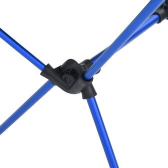 Campingstoel inklapbaar PVC en aluminium zwart 7