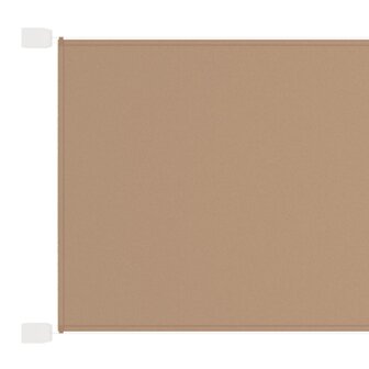 Luifel verticaal 100x270 cm oxford stof taupe 2