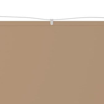 Luifel verticaal 100x270 cm oxford stof taupe 3
