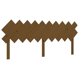 Seniorenbed met hoofdbord massief hout honingbruin 200x200 cm 8