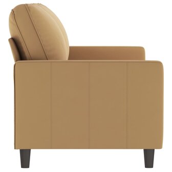 Tweezitsbank 140 cm stof bruin 4