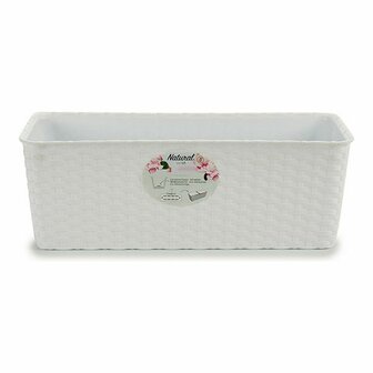 Plantenbak Stefanplast 73700 Wit Plastic 15,5 x 13,5 x 39 cm 1