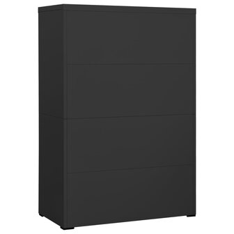 Archiefkast 90x46x134 cm staal antracietkleurig 4
