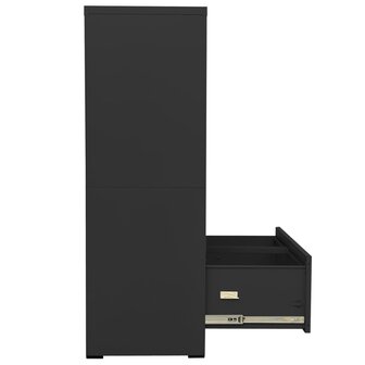 Archiefkast 90x46x134 cm staal antracietkleurig 6