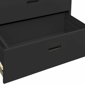 Archiefkast 90x46x134 cm staal antracietkleurig 8