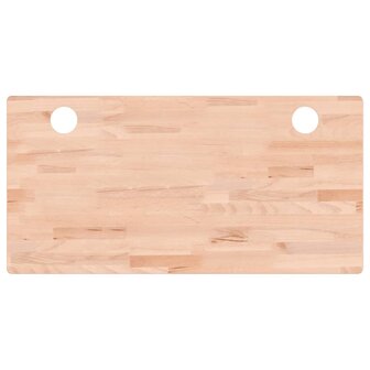 Bureaublad 110x55x4 cm massief beukenhout 2