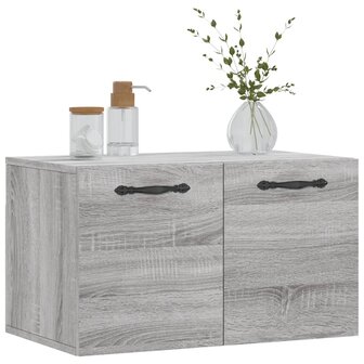 Wandkast 60x36,5x35 cm bewerkt hout grijs sonoma eikenkleurig 3