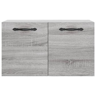 Wandkast 60x36,5x35 cm bewerkt hout grijs sonoma eikenkleurig 5