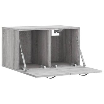 Wandkast 60x36,5x35 cm bewerkt hout grijs sonoma eikenkleurig 6