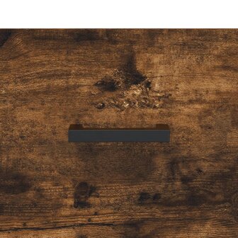 Wandkast 60x36,5x35 cm bewerkt hout gerookt eikenkleurig 9