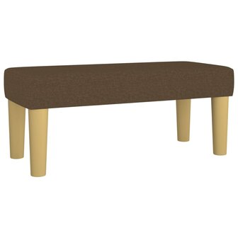 Bankje 70x30x30 cm stof bruin 2