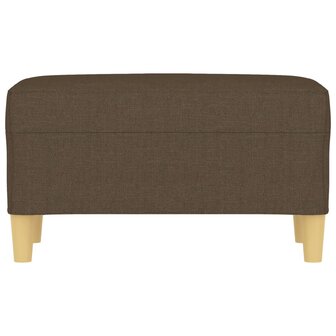 Bankje 70x35x41 cm stof bruin 3
