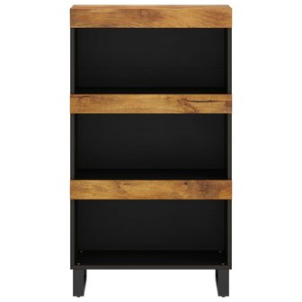 Bijzetkast 60x33x107 cm massief mangohout 3
