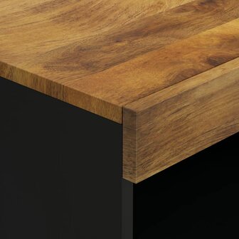 Bijzetkast 60x33x107 cm massief mangohout 5