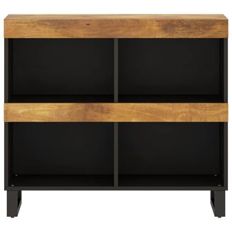 Bijzetkast 85x33x75 cm massief mangohout 3
